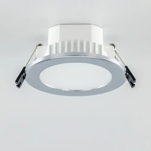 Светильник точечный LED Акви CLD008111V Citilux хром 1 лампа, основание хром в стиле современный круглый фото 4