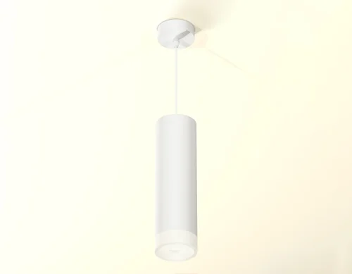 Светильник подвесной XP8191002 Ambrella light белый 1 лампа, основание белое в стиле хай-тек  фото 3