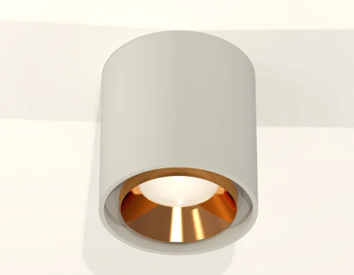 Светильник накладной Techno spot XS7724004 Ambrella light серый 1 лампа, основание серое в стиле хай-тек современный круглый фото 3