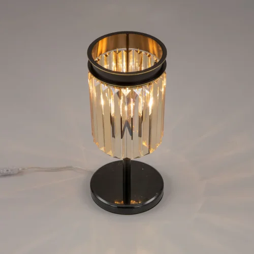 Настольная лампа Мартин CL332812 Citilux янтарная 1 лампа, основание коричневое металл в стиле классический современный лофт  фото 8