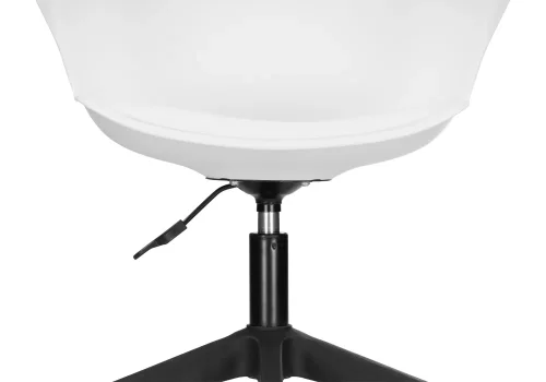 Компьютерное кресло Tulin white / black 15706 Woodville, белый/экокожа, ножки/пластик/чёрный, размеры - *910***600*600 фото 6