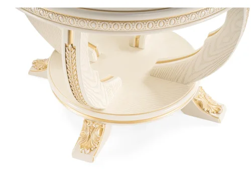 Журнальный столик Луис слоновая кость / золото 559944 Woodville столешница слоновая кость из мдф шпон фото 4
