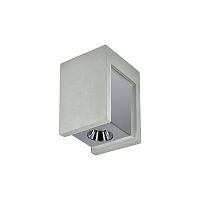 Светильник накладной LED OL1073-GH LOFT IT хром серый 1 лампа, основание серое хром в стиле современный квадратный