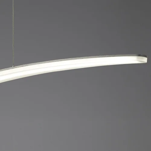 Светильник подвесной LED HEMISFERIC 4080 Mantra белый 1 лампа, основание белое в стиле минимализм модерн линейный фото 5