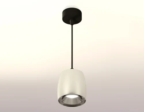 Светильник подвесной Techno spot XP1143001 Ambrella light серебряный 1 лампа, основание чёрное в стиле современный хай-тек  фото 2