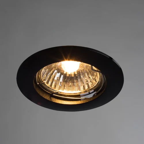 Светильник точечный BASIC A2103PL-1BK Arte Lamp чёрный 1 лампа, основание чёрное в стиле модерн  фото 3