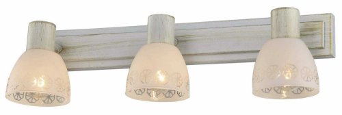 Спот с 3 лампами Shona TL3740Y-03WG Toplight белый E14 в стиле кантри современный 