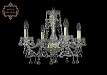 Люстра подвесная хрустальная 11.26.4.165.Gd.B Bohemia Art Classic прозрачная на 4 лампы, основание золотое в стиле классический Люстра подвесная хрустальная 11.26.4.165.Gd.B Bohemia Art Classic прозрачная на 4 лампы, основание золотое в стиле классический