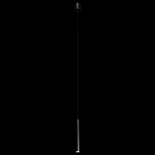 Светильник подвесной LED Metropolis 10334/500 Black LOFT IT чёрный 1 лампа, основание чёрное в стиле современный хай-тек трубочки фото 2
