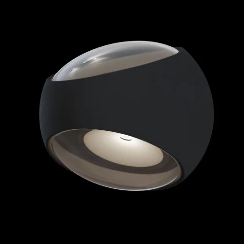 Настенный светильник LED Stream O032WL-L6B3K Maytoni уличный IP54 чёрный 1 лампа, плафон чёрный в стиле современный LED фото 2