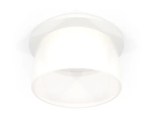 Светильник точечный Techno spot XC6512069 Ambrella light белый 1 лампа, основание белое в стиле хай-тек современный круглый