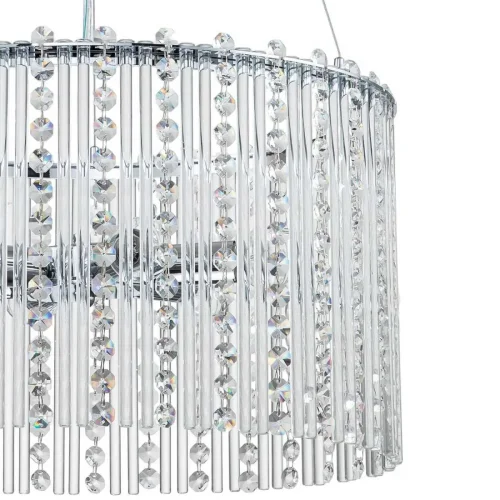 Люстра подвесная Astley 2104/6S Escada прозрачная на 6 ламп, основание хром в стиле классический  фото 4