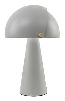 Настольная лампа Kizzi 0914TL-1GR Milosh Tendence серая 1 лампа, основание серое металл в стиле современный 