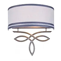 Бра Nika 1937-2W Favourite белый 4 лампы, основание серебряное в стиле арт-деко 