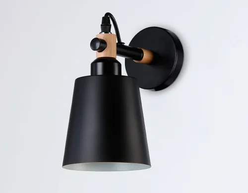 Бра TR82213 Ambrella light чёрный на 1 лампа, основание чёрное в стиле скандинавский  фото 4