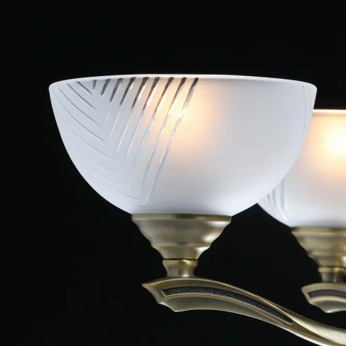 Люстра подвесная Афродита 317014909 MW-Light белая на 9 ламп, основание античное бронза в стиле классический  фото 4