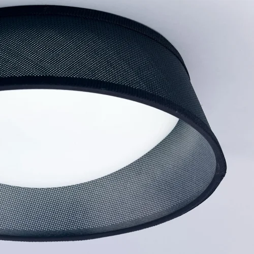 Люстра потолочная NORDICA 4964E Mantra чёрная белая на 2 лампы, основание чёрное в стиле модерн  фото 4