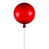 Светильник потолочный Balloon 5055C/L red LOFT IT красный 1 лампа, основание  в стиле современный шар
