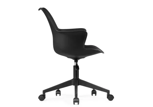 Компьютерное кресло Tulin black 15705 Woodville, чёрный/экокожа, ножки/пластик/чёрный, размеры - *910***600*600 фото 3