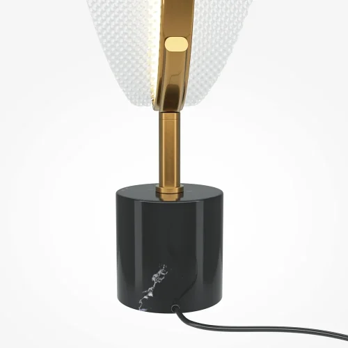 Настольная лампа LED Breeze MOD281TL-L15BS3K Maytoni белая 1 лампа, основание чёрное металл в стиле хай-тек современный  фото 5