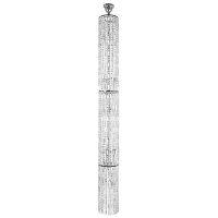 Люстра каскадная хрустальная Monsano E 1.9.35.501 N Dio D'Arte прозрачная на 15 ламп, основание никель в стиле классика арт-деко 