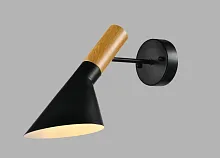 Бра Turin V10480-1W Moderli чёрный 1 лампа, основание чёрное в стиле скандинавский 