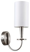 Бра Flokky 1044/11/01W Stilfort белый 1 лампа, основание никель в стиле классический 