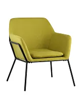 Кресло Шелфорд, травяной УТ000001792 Stool Group, зелёный/ткань, ножки/металл/чёрный, размеры - ****660*680мм