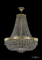 Люстра потолочная хрустальная 19273/H2/60IV G Bohemia Ivele Crystal прозрачная на 8 ламп, основание золотое в стиле классический sp