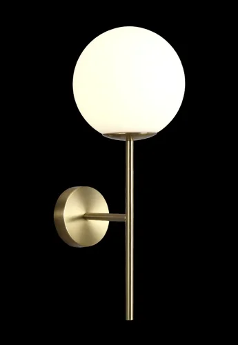 Бра FELIZ AP1 BRONZE/WHITE Crystal Lux белый на 1 лампа, основание бронзовое в стиле современный  фото 4