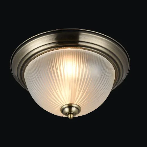 Светильник потолочный Planum FR2913-CL-02-BZ Freya прозрачный 2 лампы, основание хром в стиле современный  фото 3