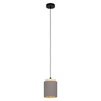 Светильник подвесной Albariza 99445 Eglo коричневый 1 лампа, основание чёрное в стиле современный 