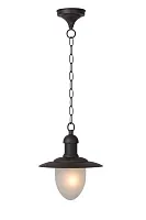 Светильник подвесной ARUBA 11872/01/97 Lucide уличный IP44 коричневый 1 лампа, плафон белый в стиле рустик E27