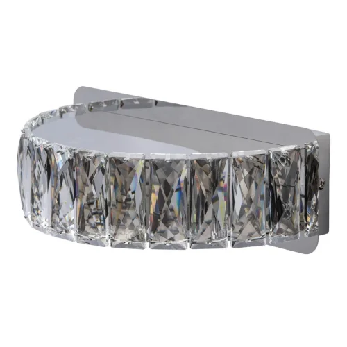 Бра LED Гослар 498023001 Chiaro прозрачный на 1 лампа, основание хром в стиле классический 