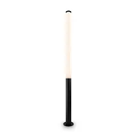 Парковый светильник LED Ginza O041FL-L100B3K Maytoni уличный IP54 чёрный 1 лампа, плафон белый в стиле минимализм хай-тек современный LED