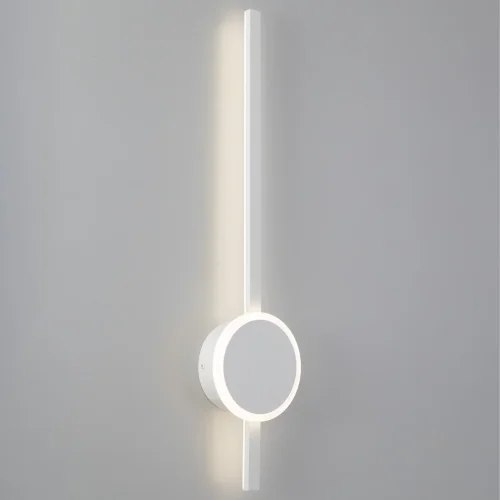 Бра с выключателем LED Стиг CL203310 Citilux белый на 1 лампа, основание белое в стиле современный хай-тек отражённый свет фото 7