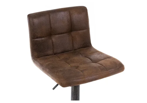 Барный стул Paskal vintage brown 1883 Woodville, коричневый/ткань, ножки/металл/коричневый, размеры - ****430*470 фото 5