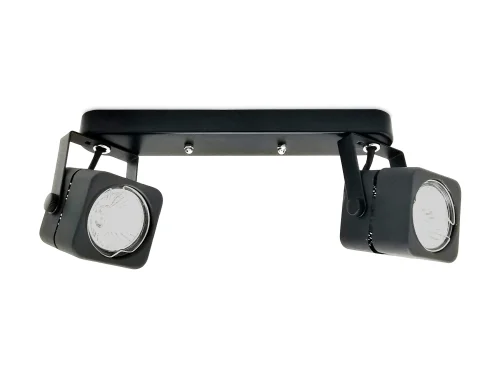 Спот с 2 лампами Techno spot TA114 Ambrella light чёрный GU10 в стиле хай-тек современный  фото 2