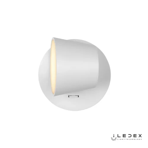 Бра с выключателем LED Flexin W1118-1S WH iLedex белый на 1 лампа, основание белое в стиле современный хай-тек  фото 4