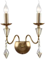 Бра Grace 1053/05/02W Stilfort без плафона 2 лампы, основание бронзовое в стиле классический 