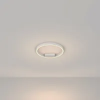 Светильник потолочный LED Rim MOD058CL-L25W3K Maytoni белый 1 лампа, основание белое в стиле современный хай-тек минимализм кольца