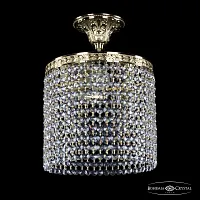 Светильник потолочный 19201/25IV G R Bohemia Ivele Crystal прозрачный 3 лампы, основание золотое в стиле классический r