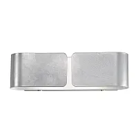 Бра CLIP AP2 SMALL ARGENTO Ideal Lux серебряный 2 лампы, основание серебряное в стиле современный 