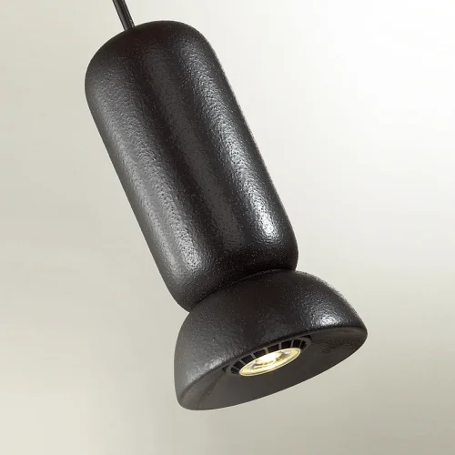 Светильник подвесной Kerama 5054/1D Odeon Light чёрный 1 лампа, основание чёрное в стиле современный трубочки фото 5