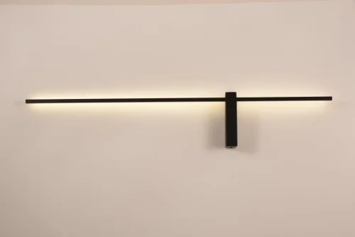 Бра LED Phoenix A2025AP-1BK Arte Lamp чёрный на 1 лампа, основание чёрное в стиле минимализм современный отражённый свет