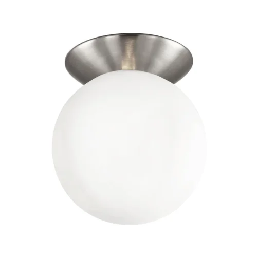 Светильник потолочный Томми CL102514 Citilux белый 1 лампа, основание матовое хром в стиле современный 