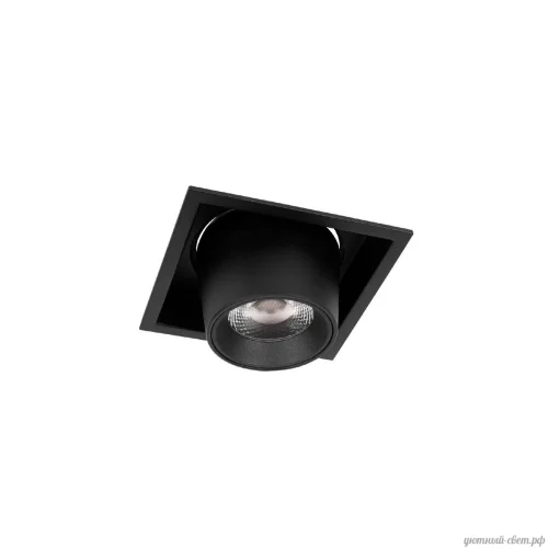 Светильник точечный LED Flash 10319/B Black LOFT IT чёрный 1 лампа, основание чёрное в стиле современный хай-тек квадратный