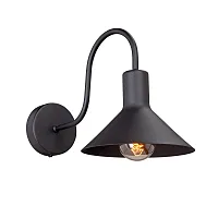 Бра V4786-1/1A Vitaluce чёрный 1 лампа, основание чёрное в стиле лофт 