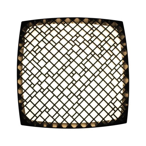 Люстра потолочная LED с пультом Urban 7889 Mantra чёрная на 1 лампа, основание чёрное в стиле хай-тек современный с пультом фото 2