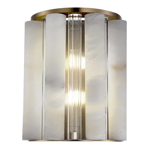 Бра Delight SL1516.301.02 ST-Luce белый на 2 лампы, основание бронзовое в стиле арт-деко 
